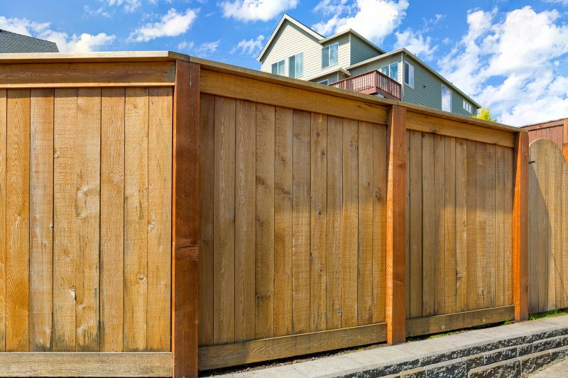 Modern Wooden Fence